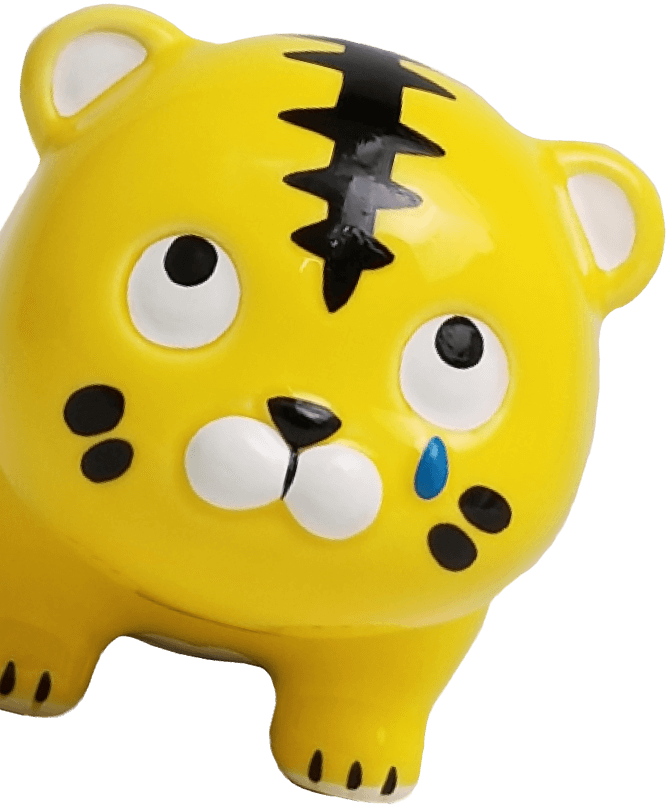 画像左_「とらのこ」貯金箱